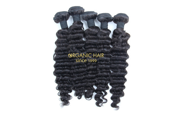 Cheap brazilian deep wave hair extensions for short hair 